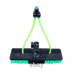 Perche d'alimentation d'eau (portée de 25 pieds) + Filtre en ligne + Mètre TDS Brosse de panneau solaire