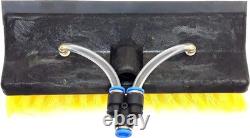 Perche de Nettoyage de Fenêtres Télescopique 13FT sans Effort avec Raclette et Fonction Savon