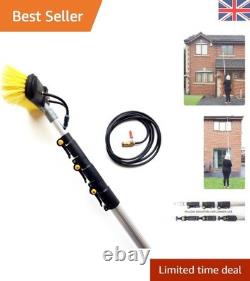 Perche de nettoyage de fenêtres 16 ft-20 ft-24 ft alimentée en eau télescopique extensible C