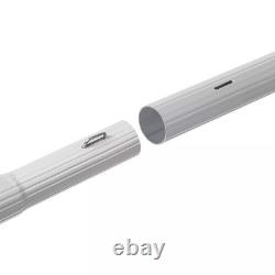 Perche de nettoyage de fenêtres 5M avec brosse alimentée en eau de 35CM, nettoyeur de panneaux solaires