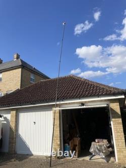 Perche de nettoyage de fenêtres en fibre de carbone Streamline OVA8 25 pieds (5 sections) (3 étages)