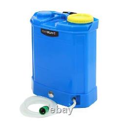 Perche télescopique de 24 pieds avec alimentation en eau et sac à dos / Brosse télescopique pour le nettoyage des fenêtres / Extensible