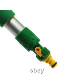 Perche télescopique de nettoyage de vitres alimentée en eau de 10 pieds avec brosse pour nettoyage de toiture de véranda
