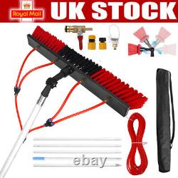 Pôle de nettoyage de fenêtres ajustable brosse de nettoyage de panneaux solaires 5M 55cm brosse à eau