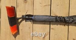 Pôle de nettoyage de fenêtres alimenté en eau en fibre de carbone 100 % compact de 24 pieds