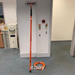 Pôle de nettoyage de fenêtres alimenté en eau en fibre de carbone Hydra CFP35ft et brosse