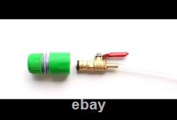 Pôle de nettoyage de fenêtres de 18 pieds avec brosse alimentée par eau et tuyau télescopique