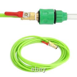 Pôle de nettoyage de fenêtres de 30 pieds / Brosse télescopique alimentée en eau / Pôle de nettoyage de fenêtres de 30 pieds / Brosse télescopique alimentée en eau /