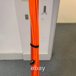 Pôle de nettoyage de fenêtres en fibre de carbone ECF55ft avec brosse à alimentation en eau anti-rotation