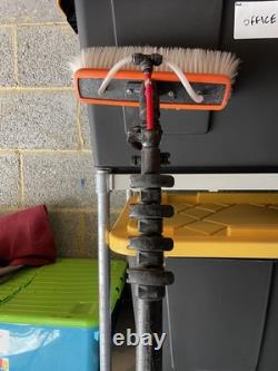 Pôle de nettoyage de fenêtres en fibre de carbone Streamline OVA8 25 pieds (5 sections) (3 étages)