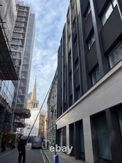 Pôle de nettoyage de fenêtres professionnel Ionic de 20 m en fibre de carbone Swift Plus