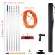 P&ocirc;le De Nettoyage De Fen&ecirc;tres R&eacute;glable Avec Brosse &agrave; Eau De 7m/9m 30cm Pour Nettoyage De Panneaux Solaires