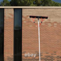 Pôle de nettoyage de fenêtres réglable avec brosse de nettoyage de panneaux solaires 5m 55cm brosse à eau