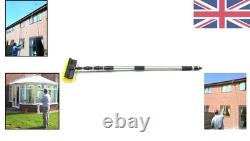 Pôle télescopique de nettoyage de fenêtres alimenté par l'eau de 16 pieds extensible