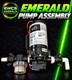 Pompe Pour Perche &agrave; Eau Emerald Aquatec 12 V 100 Psi Avec Raccords Cannel&eacute;s De 1/2 Pouce Et Cr&eacute;pine