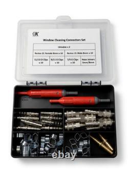 Rectus 21, kit de déconnexion rapide Univalves WFP, 20 raccords, embouts à queue de 6 mm/8 mm, clips O