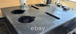 Réservoir d'eau pure à bafflage plat de 850 litres, système de nettoyage de fenêtres pour 2 opérateurs