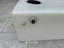 Réservoir de stockage d’eau plat de 105 L avec fenêtre pour nettoyage, camping et lavage automobile