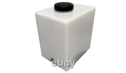 Réservoir en plastique de 25L pour le stockage d'eau, nettoyage de vitres, camping et entretien.