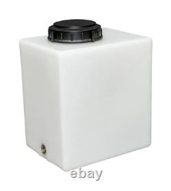 Réservoir en plastique de 25L pour le stockage d'eau, nettoyage de vitres, camping et entretien.