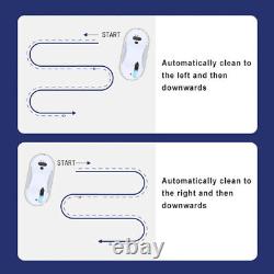 Robot Nettoyeur Automatique de Fenêtres pour Maison avec Télécommande Intelligente et Spray d'Eau