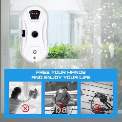 Robot Nettoyeur de Fenêtres, Robot de Nettoyage Automatique des Fenêtres avec Spray d'Eau, Électrique