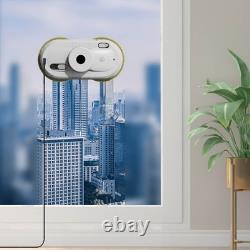 Robot Nettoyeur de Vitres Intelligent avec Pulvérisation d'Eau et Télécommande AC 100-240V