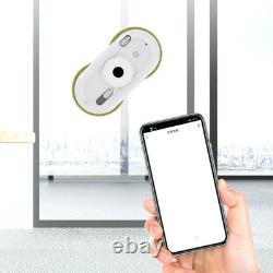 Robot Nettoyeur de Vitres Intelligent avec Pulvérisation d'Eau et Télécommande AC 100-240V