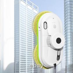 Robot Nettoyeur de Vitres Intelligent avec Pulvérisation d'Eau et Télécommande AC 100-240V