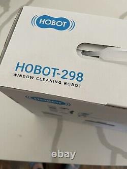 Robot Programmé De Nettoyage De Fenêtres Hobot-298 Avec Pulvérisation D'eau À Ultrasons -nouveau En Box