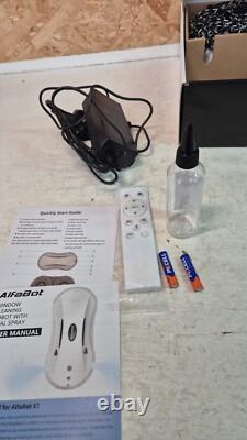 Robot de Nettoyage de Fenêtres AlfaBot, Robot Nettoyeur de Vitres X7 avec Spray d'Eau Double-Sidéal