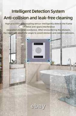 Robot de Nettoyage de Fenêtres, Double Jet d'Eau, Robot Nettoyeur de Fenêtres pour Sols et Murs en Verre