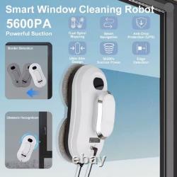 Robot de Nettoyage de Fenêtres Intelligent 5600PA Nettoyeur de Fenêtres Automatique Pulvérisateur d'Eau Antichute