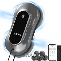 Robot de Nettoyage de Fenêtres Intelligent Nettoyeur de Fenêtres Électrique avec Double Pulvérisation d'Eau