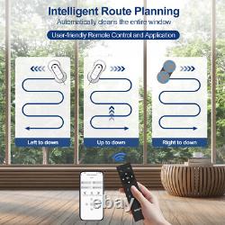 Robot de Nettoyage de Fenêtres Intelligent Nettoyeur de Fenêtres Électrique avec Double Pulvérisation d'Eau
