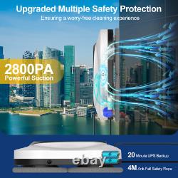 Robot de Nettoyage de Fenêtres Intelligent Nettoyeur de Fenêtres Électrique avec Double Pulvérisation d'Eau