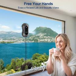 Robot de Nettoyage de Fenêtres Intelligent Nettoyeur de Fenêtres Électrique avec Double Spray d'Eau
