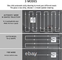 Robot de Nettoyage de Fenêtres Intelligent à 3000Pa avec Nettoyeur à Eau Spray Double Face