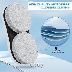 Robot de Nettoyage de Fenêtres Intelligent avec Pulvérisation Automatique d'Eau et Aspiration de 2800Pa à Distance