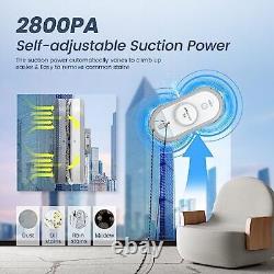 Robot de Nettoyage de Fenêtres X8 avec Double Pulvérisation d'Eau, Nettoyeur de Fenêtres Robotisé