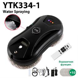 Robot de Nettoyage de Fenêtres à Spray d'Eau, Nettoyeur de Fenêtres Électrique Intelligent à Forte Aspiration Dou