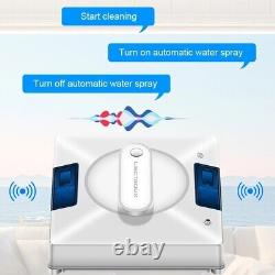 Robot de Nettoyage de Vitres Liectroux YW509, Spray d'Eau Double, Vitres Murs de Maison