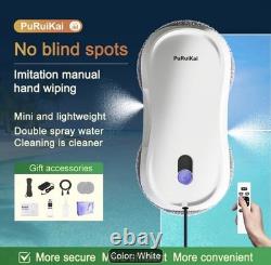 Robot de nettoyage automatique des fenêtres, nettoyeur de vitres intelligent, pulvérisation d’eau, télécommande