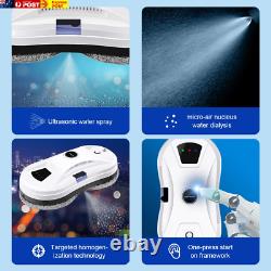 Robot de nettoyage de fenêtre YW610, pulvérisation d'eau, robot aspirateur pour fenêtre ultramince