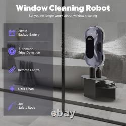 Robot de nettoyage de fenêtres AHWOiHS avec double pulvérisation d'eau, fenêtre automatique