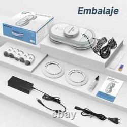Robot de nettoyage de fenêtres AlfaBot X8 - Robot nettoyeur de verre avec pulvérisation d'eau des deux côtés