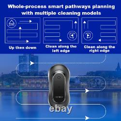 Robot de nettoyage de fenêtres Yw810, double spray d'eau, mémoire intelligente, capteur laser, maison Gl