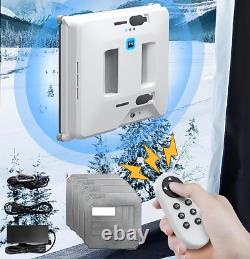 Robot de nettoyage de fenêtres à télécommande 3000Pa avec nettoyeur de fenêtres à double pulvérisation d'eau