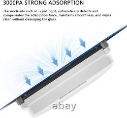 Robot de nettoyage de fenêtres à télécommande 3000Pa avec nettoyeur de fenêtres à double pulvérisation d'eau