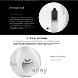 Robot de nettoyage de fenêtres automatique avec réservoir d'eau de 30ML, jet d'eau ultrasonique
